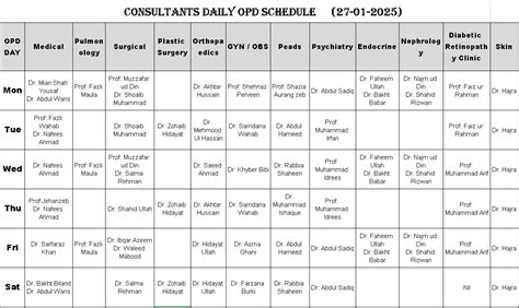 bernardino general hospital opd schedule|OUT PATIENT DEPARTMENT SCHEDULE .